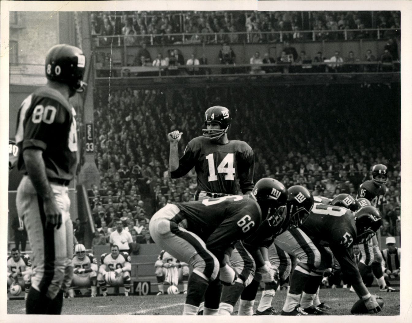 NY Giants Game At Yankee Stadium