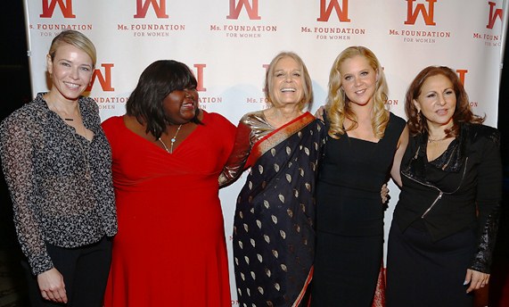 Chelsea Handler, Gabourey Sidibe, Gloria Steinem, Amy Schumer, Kathy Najimy  Photo/women.org