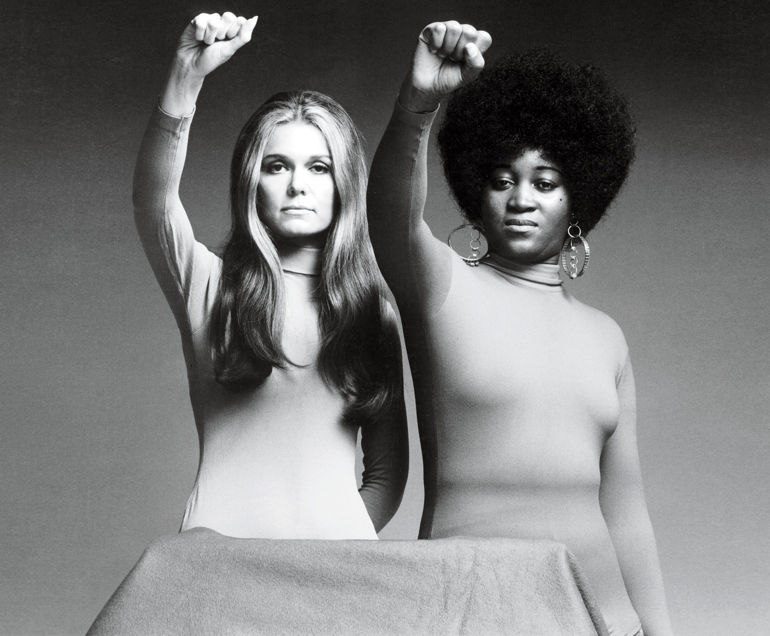 INspirational Photo of Gloria Steinem and Gabourey's feminist aunt, Dorothy Pitman-Hughes  Photo/nicolebitchie.com