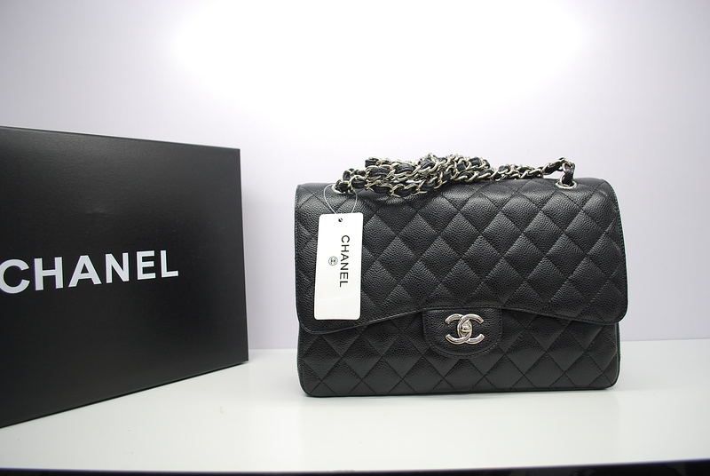 Chanel Jumbo Double Flap Caviar Bag