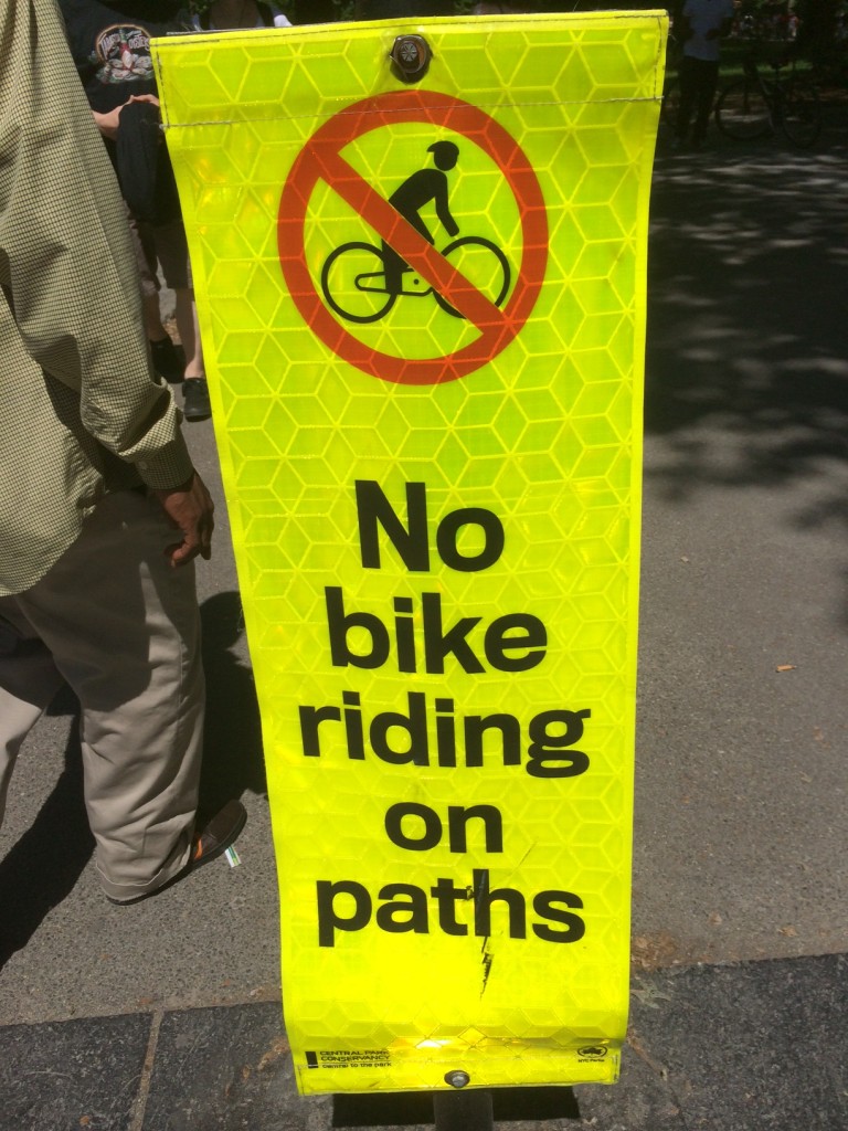 no bikes