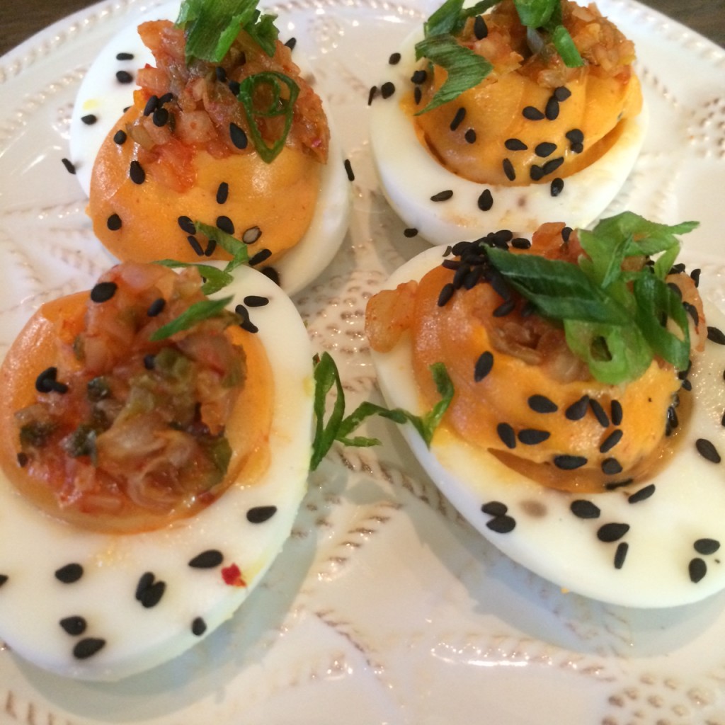 Deviled Jidori Eggs