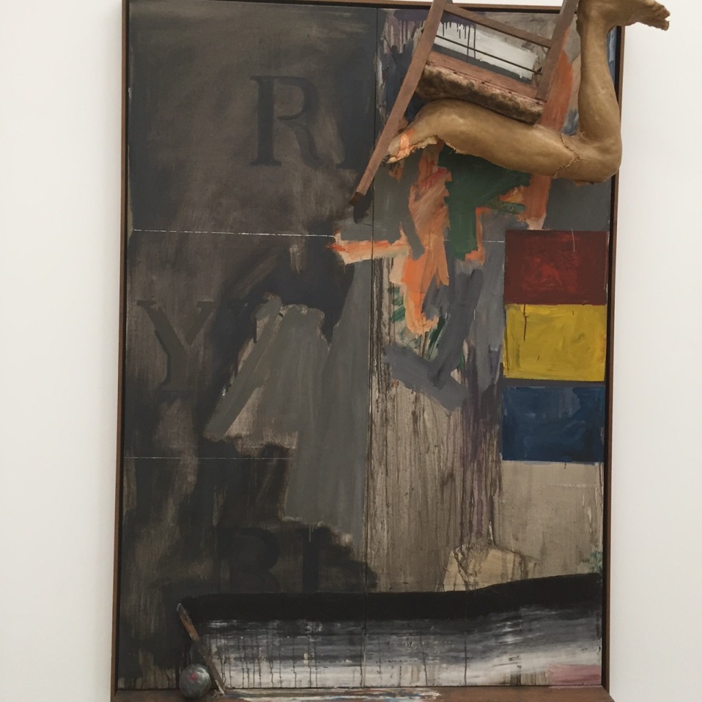 Jasper Johns, Watchman 1964 Oil on canvas with objects.