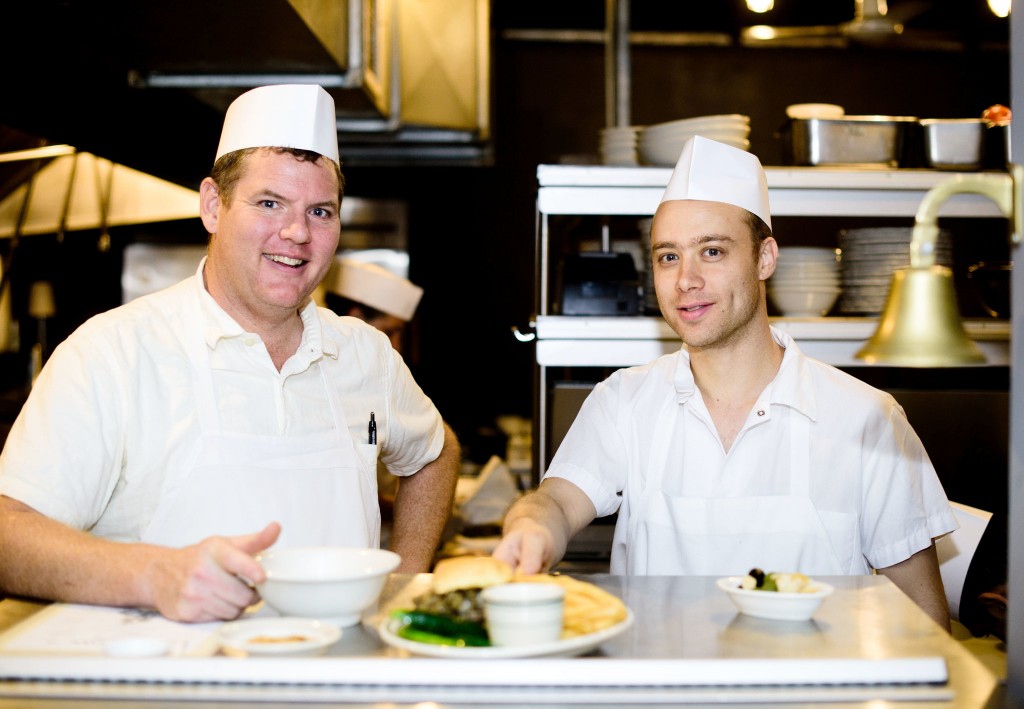 Chef/Owner Ned Baldwin, Chef Adam Baumgart phto:nytimes.com