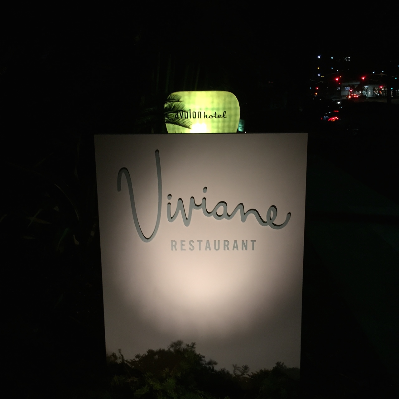 Viviane Restaurant at the Avalon Hotel