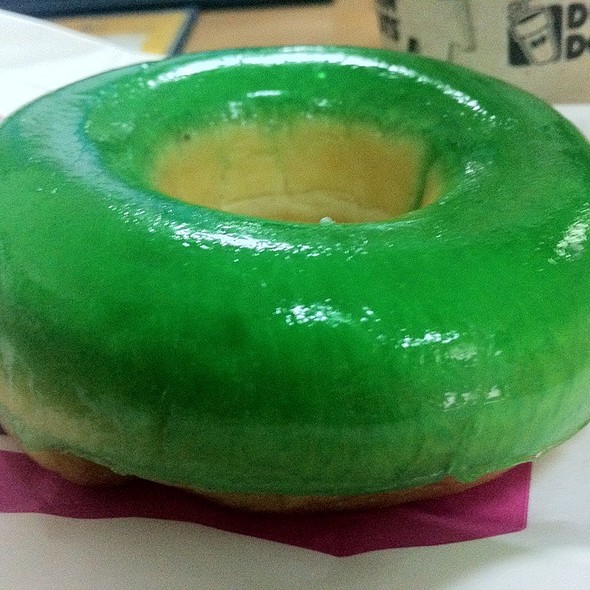 Dunkin' Donuts Green Donut