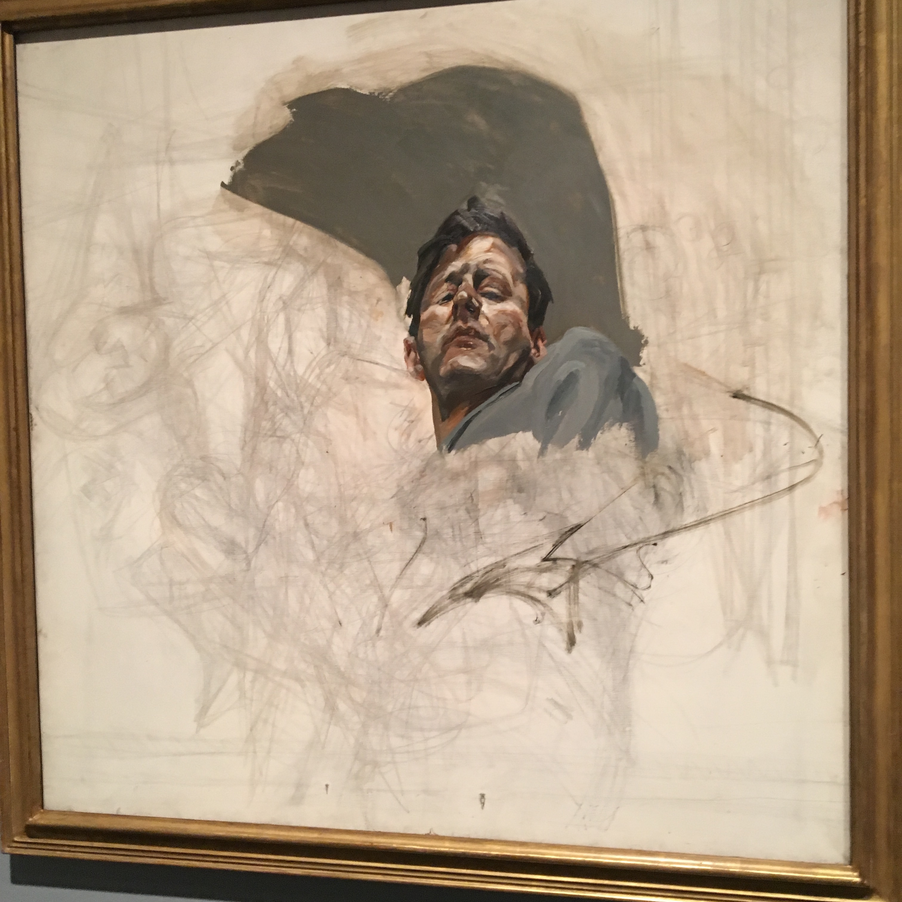 Lucian Freud, Self-Portrait Reflection 1965