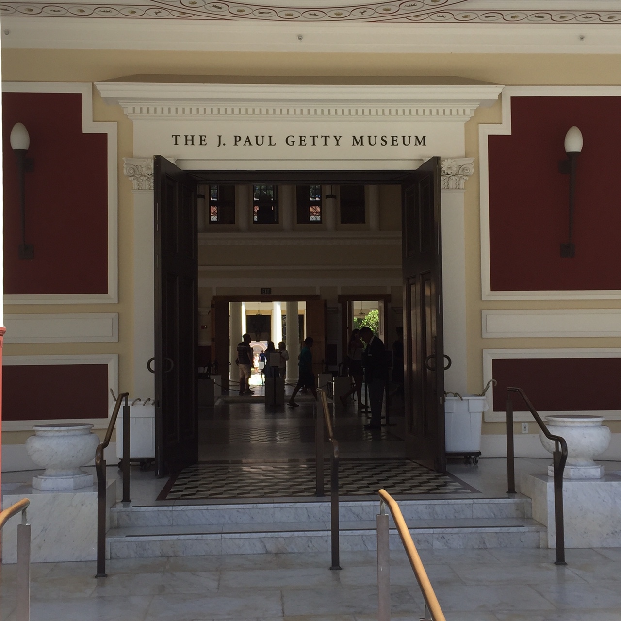 Getty Villa Entrance