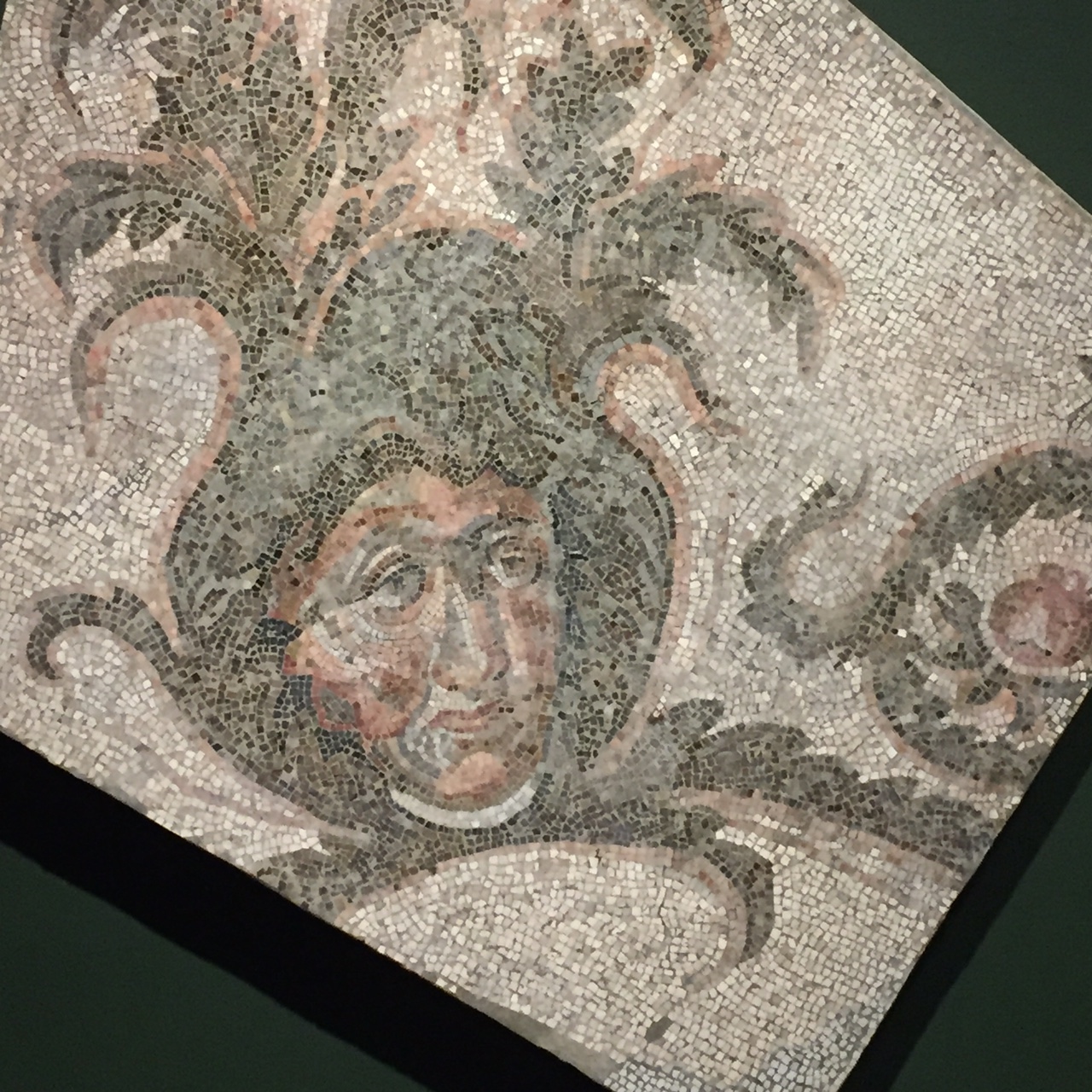 Mosaic, Roman Corner Panel from Bear Hunt