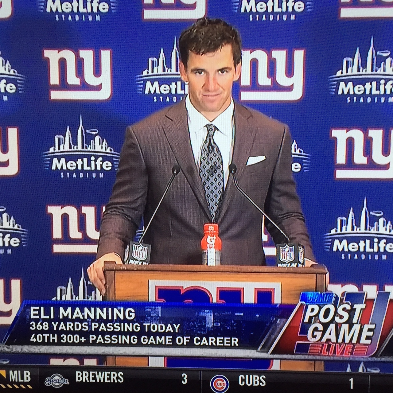 NY Giants QB, Eli Manning